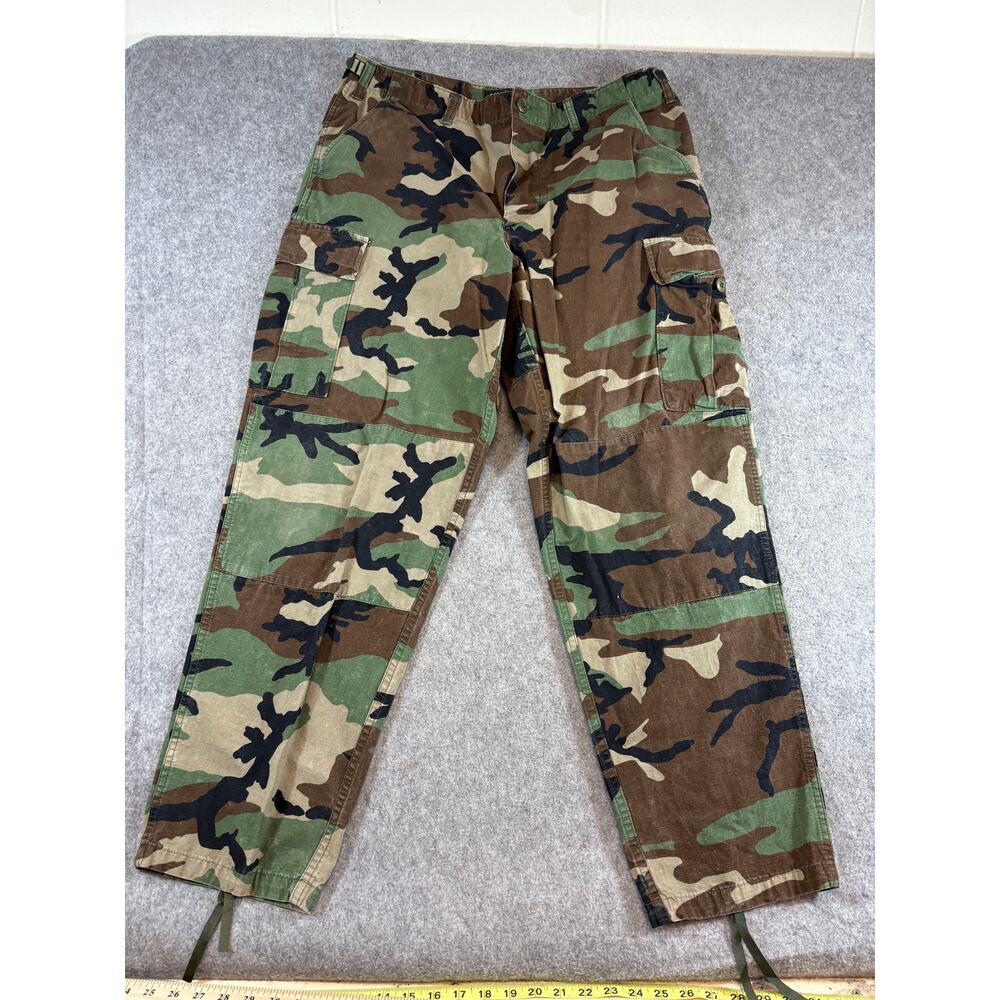 Tru-Spec Military Pants Mens Size 36 Green Brown Camo Tactical Utility Cargo